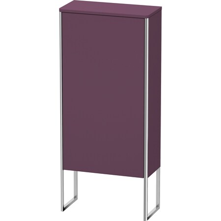 Duravit Xsquare Semi-Tall Cabinet Aubergine Satin Matt XS1304R9494